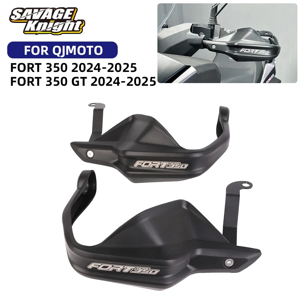 Moto Manubrio Paramani Parabrezza Mano Shield Protector Per QJMOTO FORT 350 QJ Motore Fort350 GT 2024 2025 Vento Deflettore