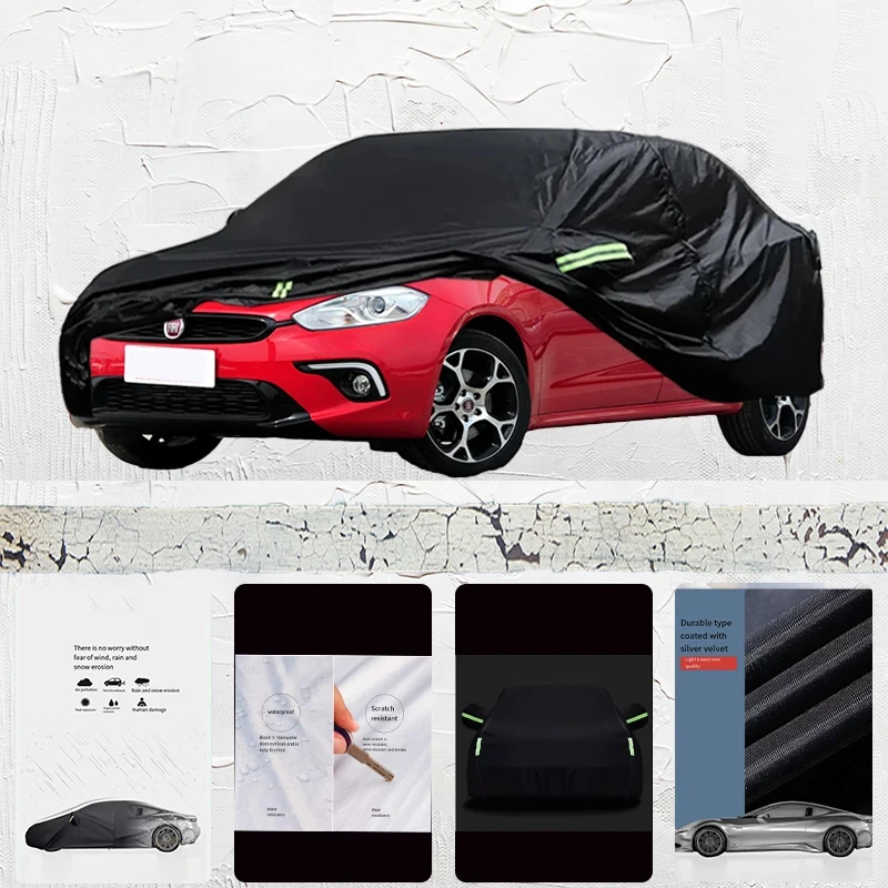 For Fiat Ottimo Car cover Exterior Car Cover Outdoor Protection Full Car Covers Waterproof