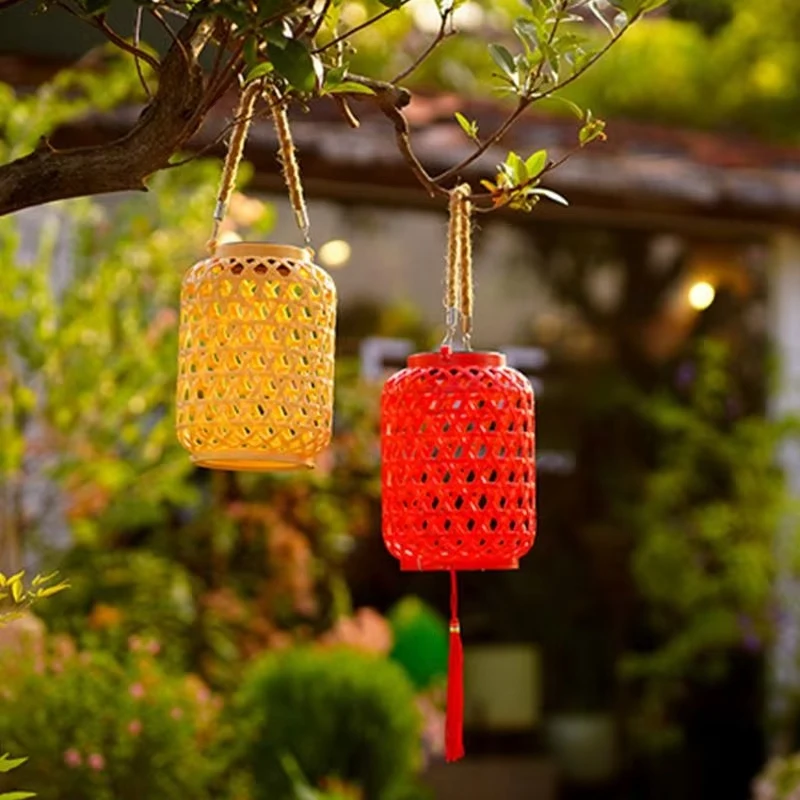 

Outdoor Garden Hangings Lanterns Outdoor Decorative Garden Lamps Vintage LED Waterproof Camping Lamps For Yard Porch