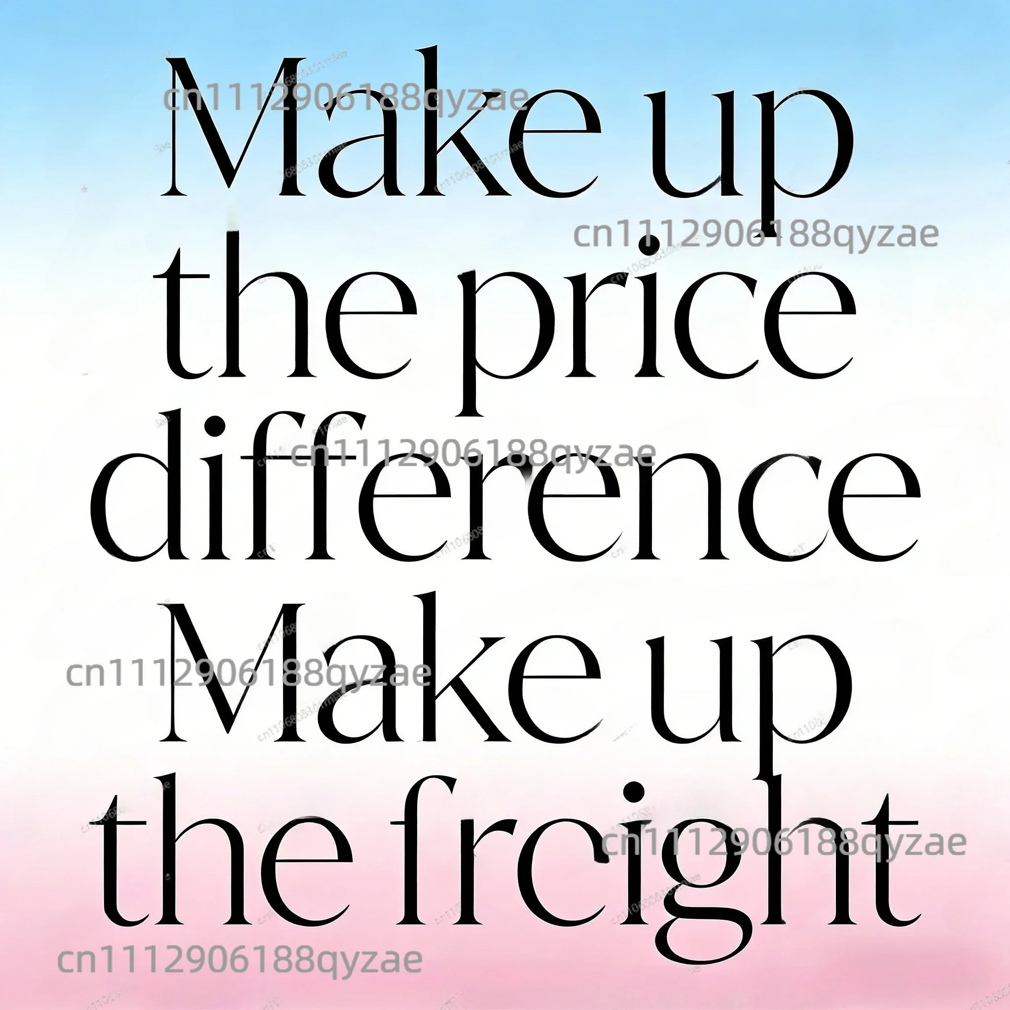 Price Difference Supplement Order Balance Payment