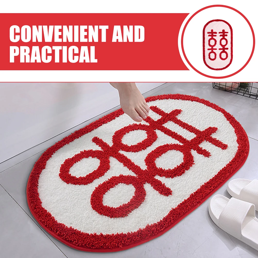 

Happy Character Anti Slip Bath Non Slip Back Absorbent Floor Mat for Bathroom Washable Home Decor Shower Rug Carpet Room