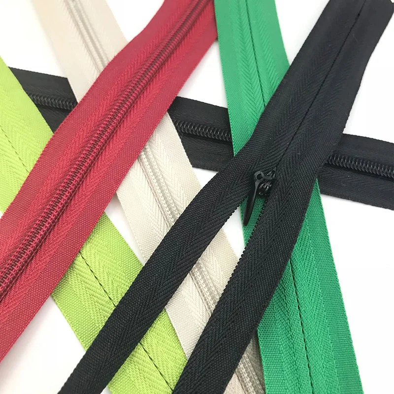 10PCS Nylon Invisible Zippers Coil Zipper Tailor For Handcraft Sewing Cloth Accessories 15cm 28cm 35cm 40cm 45cm 50cm 55cm 60cm