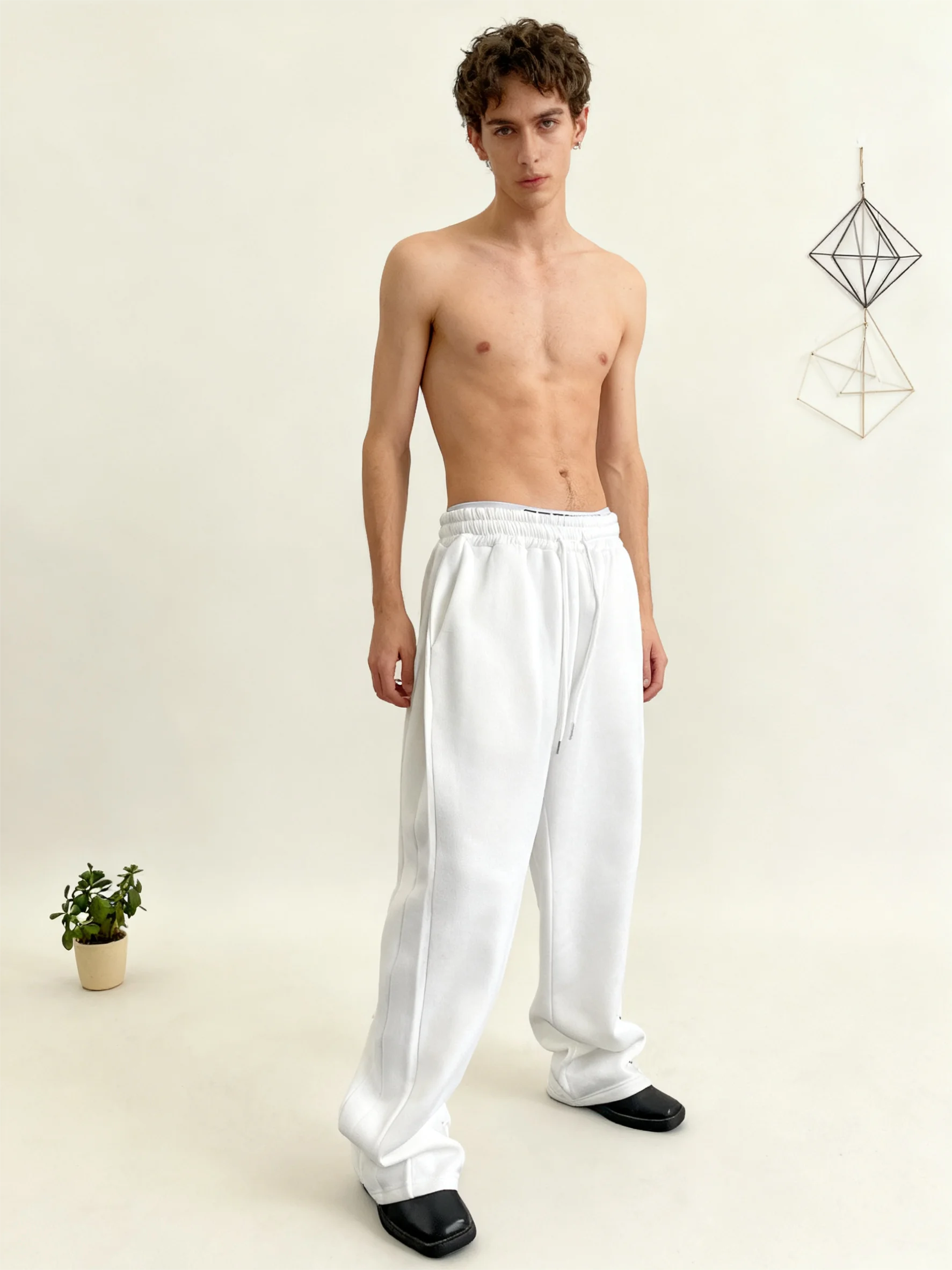 

2026 New Mens Sweatpants Comfort Fashion Straight Fit Joggers for Sports and Streetwear Loose Oversized Drawstring Long Pants