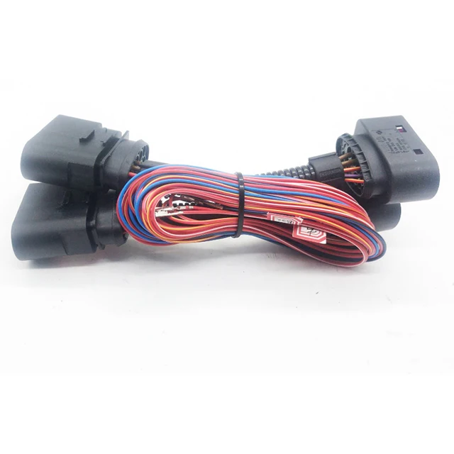 HID LED Headlights 10 To 14 Pin Conversion Line Upgrading Halogen Headlights To Xenon Led Headlights Adapter Cable for Octavia