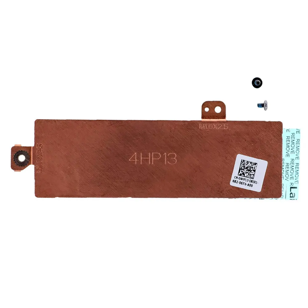 For Dell XPS 13 9365 XPS 13 9365 2-in-1 P74G Laptop M.2 Pcie 2280 SSD Hard Drive Mounting Bracket Heatsink 04HP13