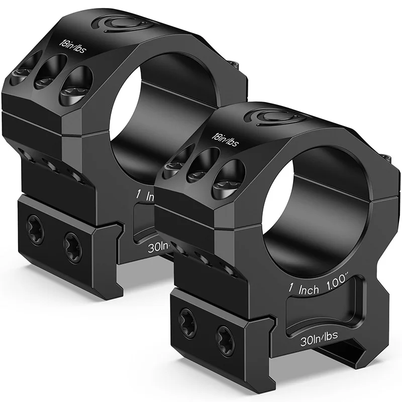 CVLIFE 2 Pcs 1 Inch Scope Rings 1 Inch Height Picatinny Rail Scope Flashlight Mounting Ring Hunting Shooting Accession