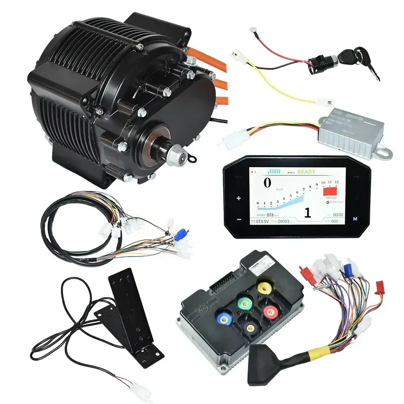 【Direct Fit】 QS165 60h V3 Gearbox Fardriver ND72680 QS Motor Kit Electric Go-Karts All-Terrain Bikes 9kw Mid Drive Motor