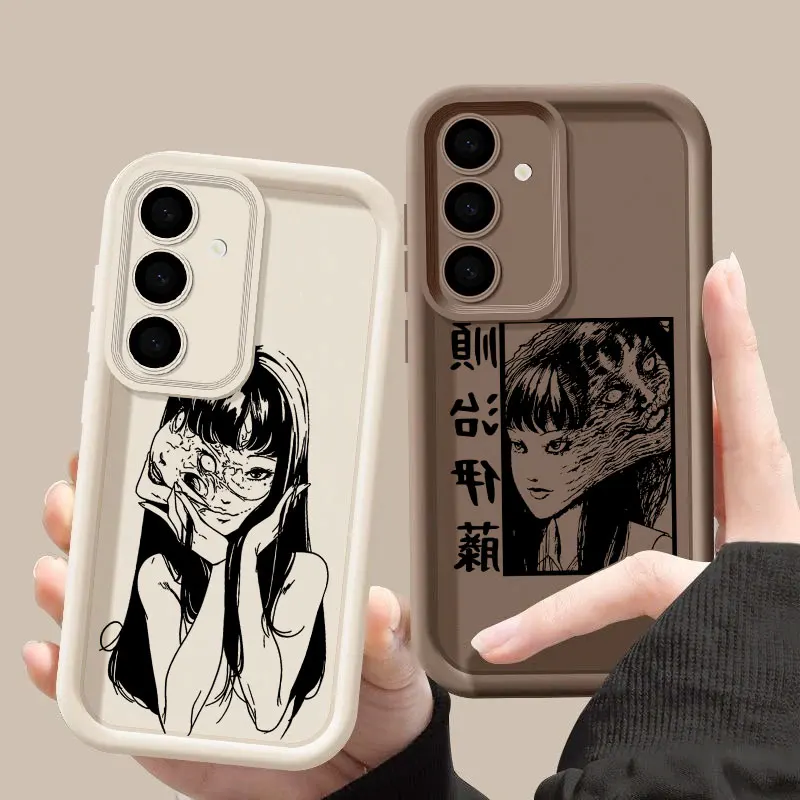 Japan T-Tomies Art Comic S26 Ultra Case For Samsung Galaxy S26 S25 S24 S22 S23 Ultra S21 Plus S20 S25 FE Camera Protection Cover