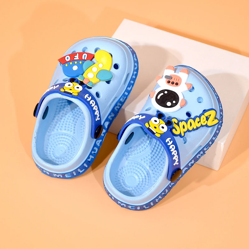 Zapatillas de EVA para niños y niñas, sandalias ligeras de suela suave, decoración del hogar, Verano