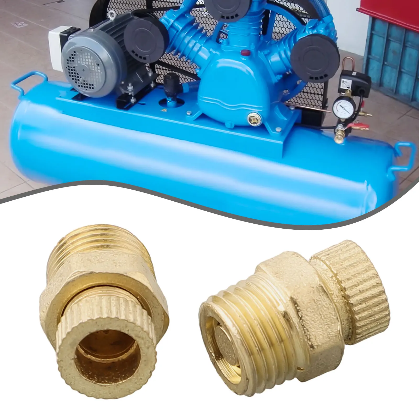 Valve Screw Drain Screw Compressor Drain Small Air Pump Accessories Compressive Strength Convenient To Install