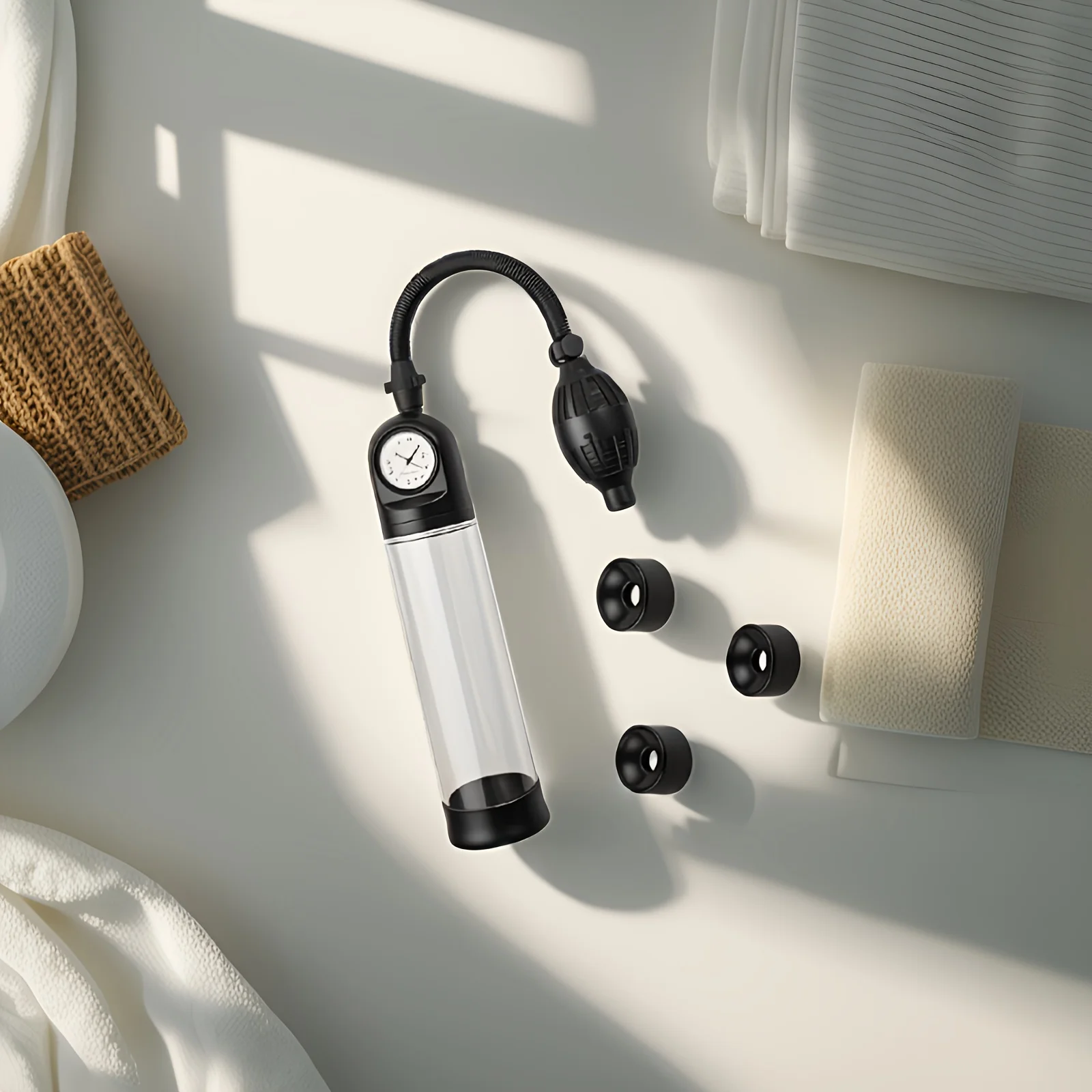 ألعاب الجنس للرجل ذكر مضخة القضيب دليل القضيب المكبر تعزيز الانتصاب مضخة تفريغ ذكر كبير دائم الاستمناء 18 +