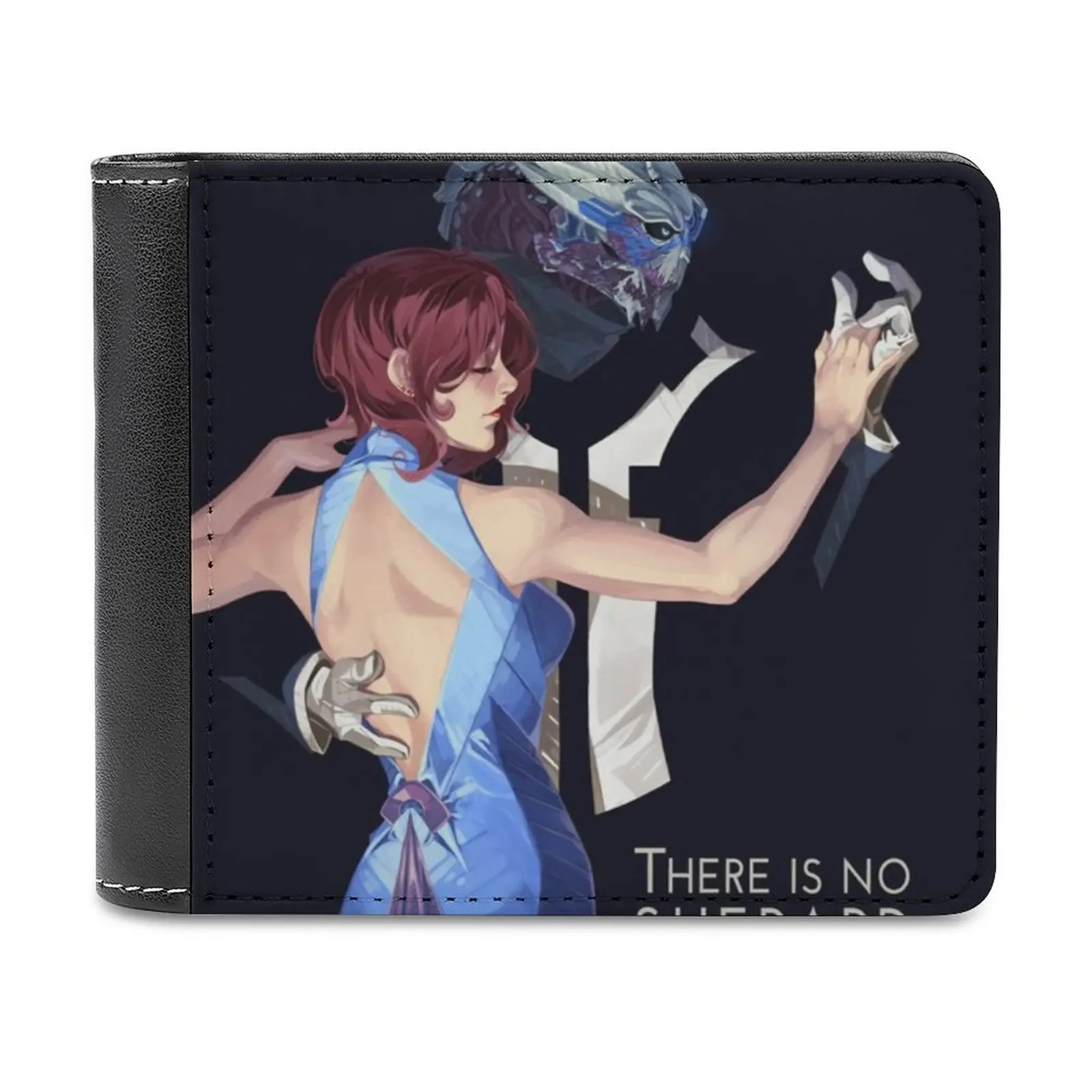 Dive Into My Soul Leather wallet credit card holder luxury wallet Retro Colours Vintage Collage Dive Diver Sea