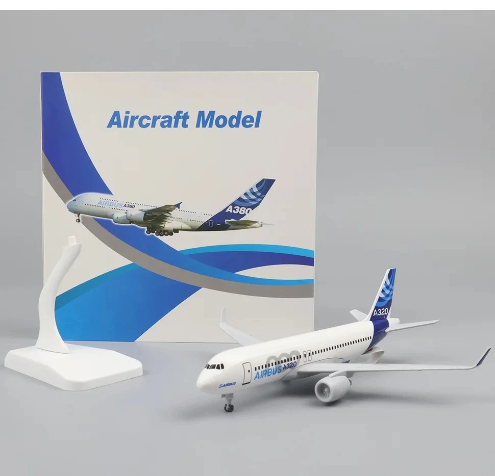 

Airbus A320 Prototype 20cm Metal Scale Aircraft 1:400 Metal replica Alloy Material Miniature Airplane Toys Boys gift