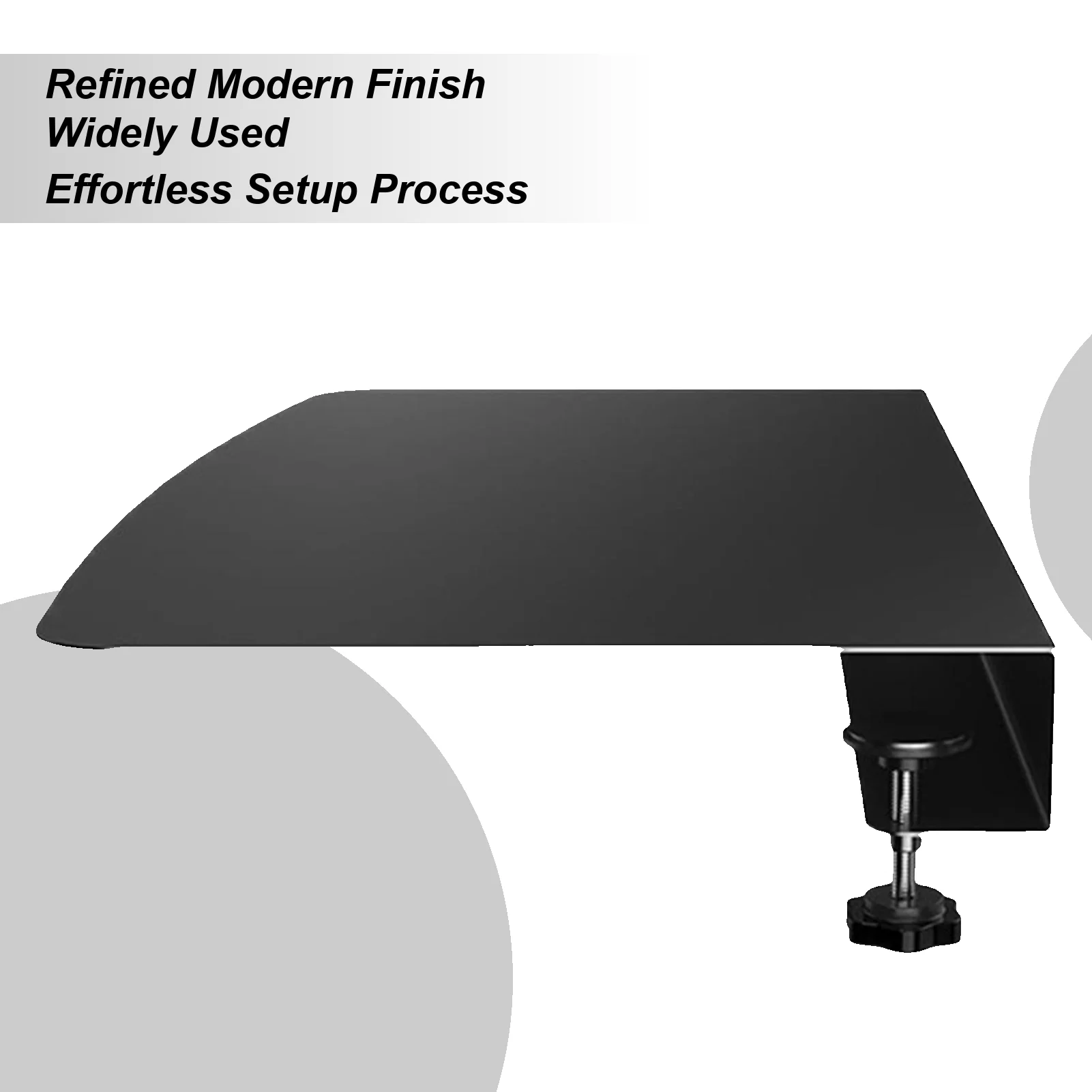 

Desk Corner Extender Clamp-On Desk Extender Side Extension Adapter Organizer Holder For Home Dorm Travel L Shaped Table College