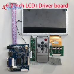 6.2 inch LCD screen CLAA062LA02 CW HDMI VGA 2AV 50pin to 60pin driver board TTL LVDS controller board