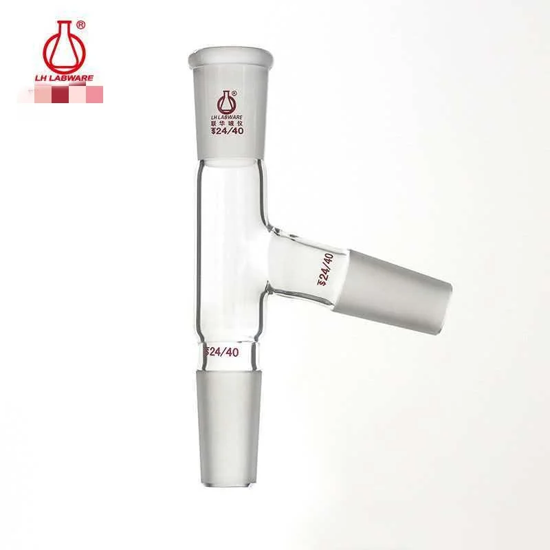 Glass distillation head 75 degree distillation head 10 * 14 * 2/14 * 3/19 * 3/24 * 3LH-123 vacuum distillation