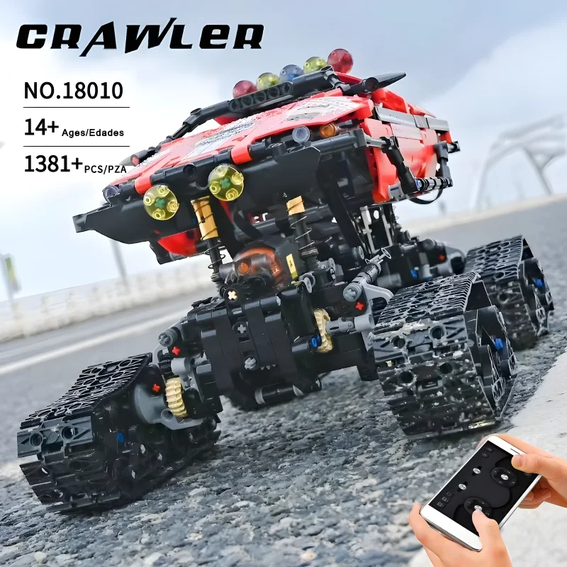 MOLD KING 18010 테크니컬 자동차 빌딩 MOC RC 폴라 익스플로러 모델 트럭 퍼즐 조립 벽돌 장난감, 남아용 크리스마스 선물