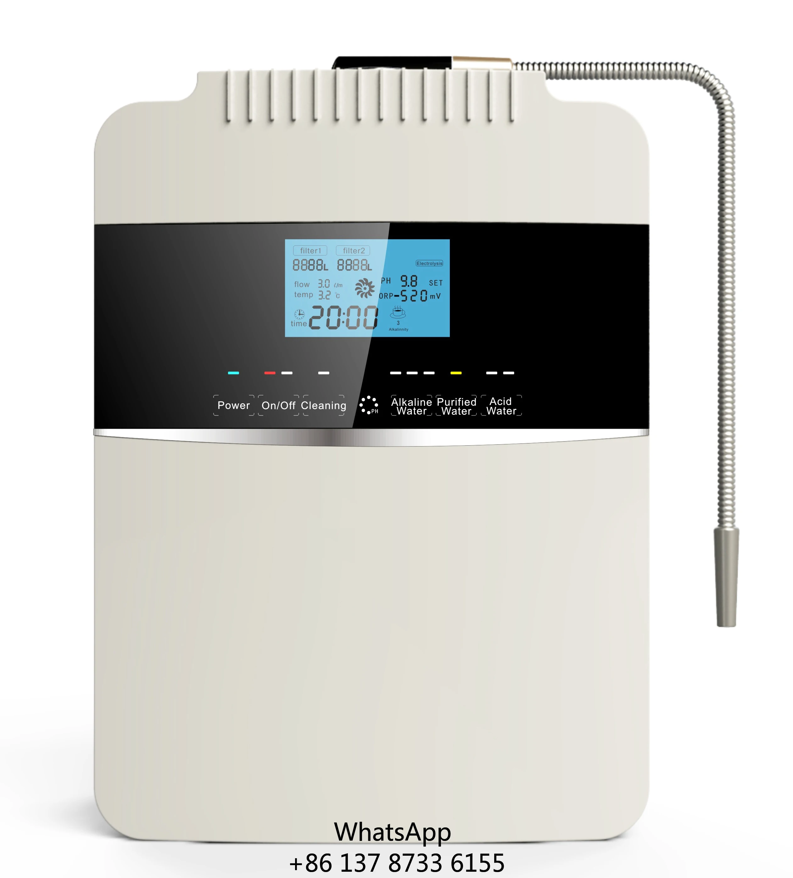 

EHM Electric Household Water Ionizer Alkaline Machine With Heating System Made Of Plastic