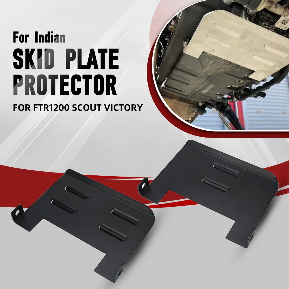 

For Indian FTR1200 Scout Victory Octane 2015-2024 Motorcycle Engine Protection Device Lower Accessories Skid Plate Lower Engine