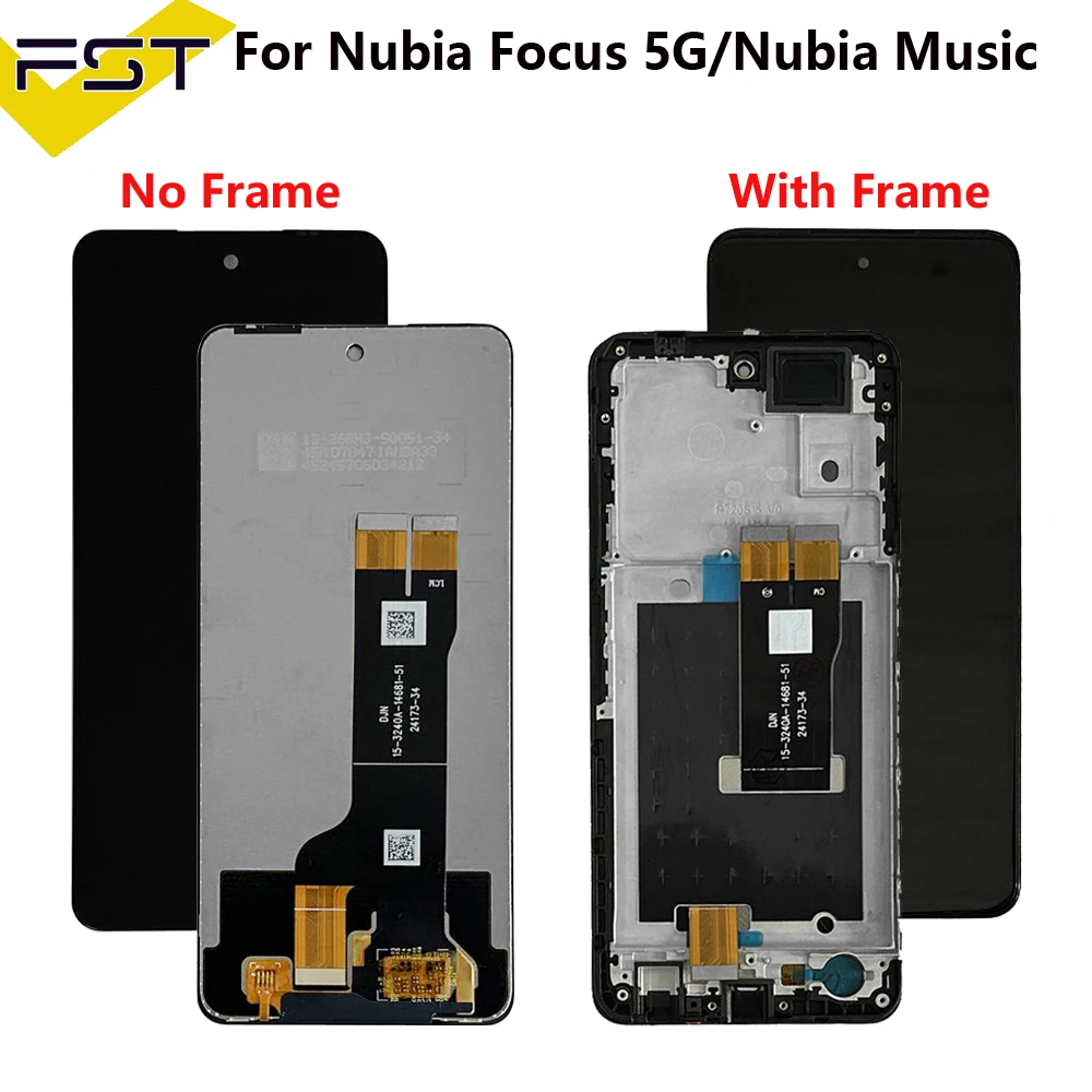 Original Tested For ZTE Nubia Music Z2353 LCD Display Touch Screen Digitizer Assembly Repair For ZTE Nubia Focus 5G Display lcd