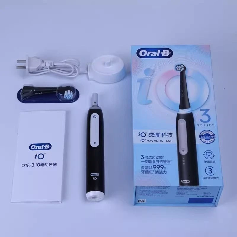 Oral B IO3 Electric Toothbrush IO Series 3 Cleaning Modes for Dental Care Replacement Toothbrush Heads Teeth Brush