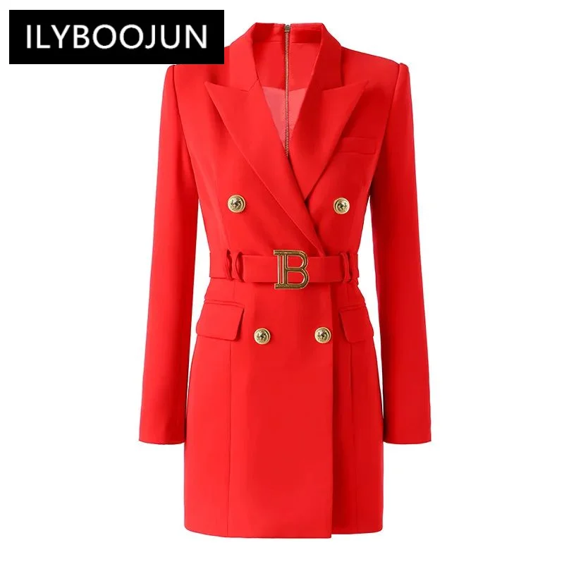 

S-xxxl Spring And Autumn High Quality New Products Slim Slim Belt Multicolor Simple Workwear Women Suit Dress Clothes Blazers