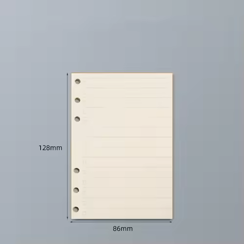 45 Sheets A5 A6 A7 Loose Leaf Notebook Refill Spiral Binder Inner Page Line Blank craft  Grid Inside Paper Stationery - Image 11