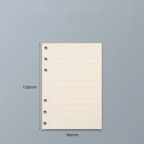45 Sheets A5 A6 A7 Loose Leaf Notebook Refill Spiral Binder Inner Page Line Blank craft  Grid Inside Paper Stationery - Image 11