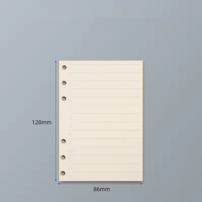 45 Sheets A5 A6 A7 Loose Leaf Notebook Refill Spiral Binder Inner Page Line Blank craft  Grid Inside Paper Stationery - Image 11