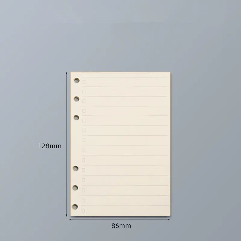 45 Sheets A5 A6 A7 Loose Leaf Notebook Refill Spiral Binder Inner Page Line Blank craft  Grid Inside Paper Stationery - Image 11