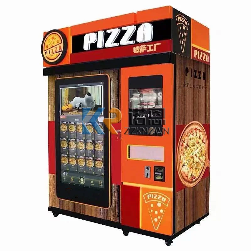 2022 Outdoor Business Self-service Pizza Vending Machines Cooking Hot Food Fully Automatic Pizza Vending Machines