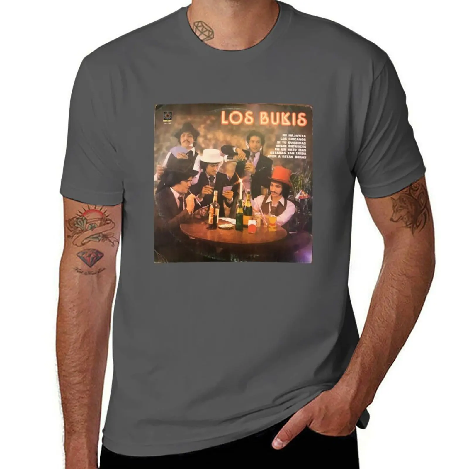 

Los Chicanos Los Bukis T-Shirt man tshirt t shirts for man cotton soft anime tshirt T-Shirt