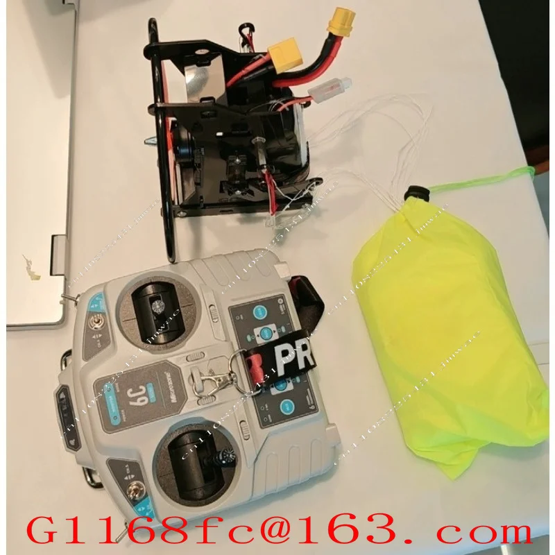 1.5 Meters Remote Control Powered Paraglider Leaf1.5 Dog Teasing Artifact Aerobatic Flying Umbrella Bright Model