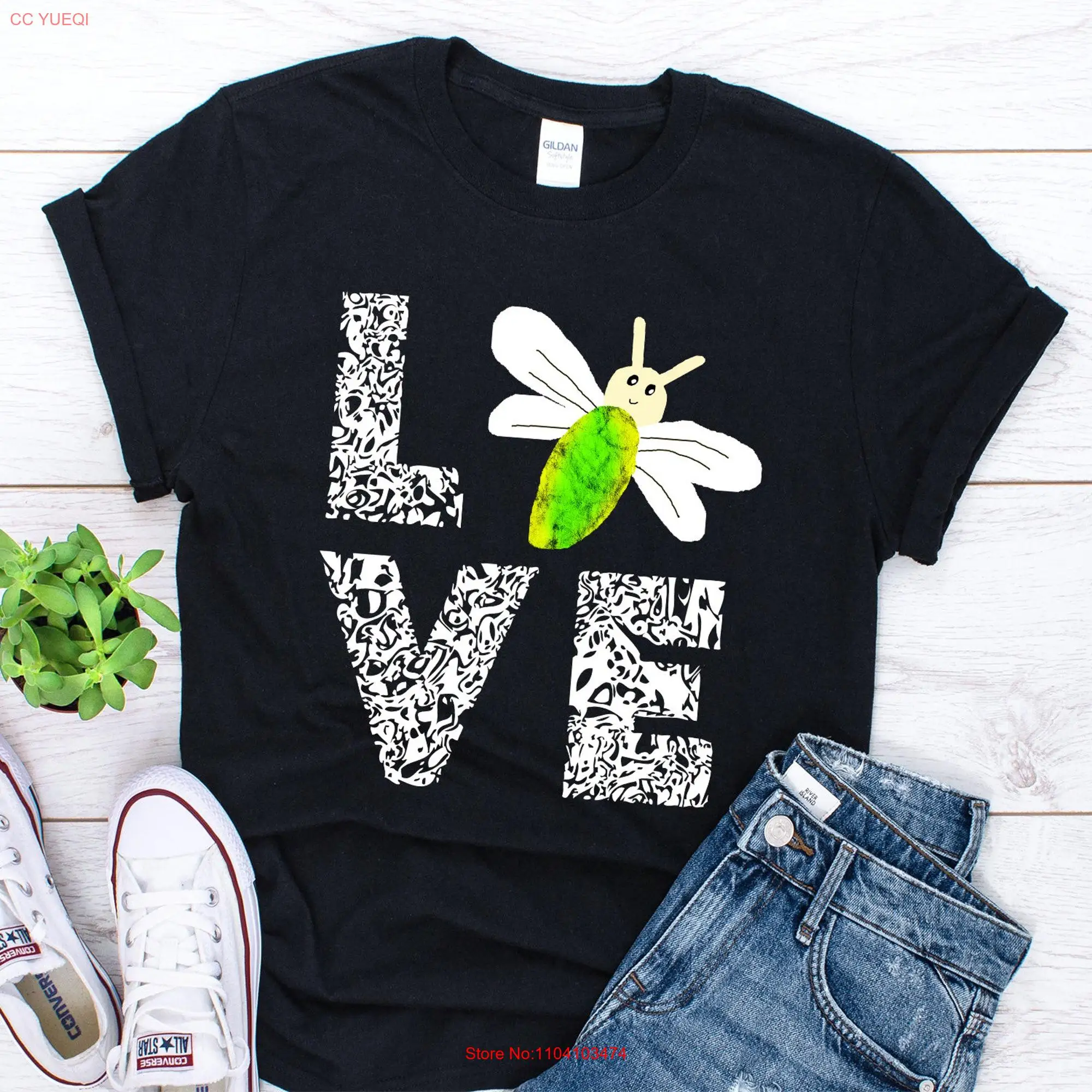 Firefly T Shirt Fireflies Lover Cute Bug Lightning Bugs Catcher long or short sleeves