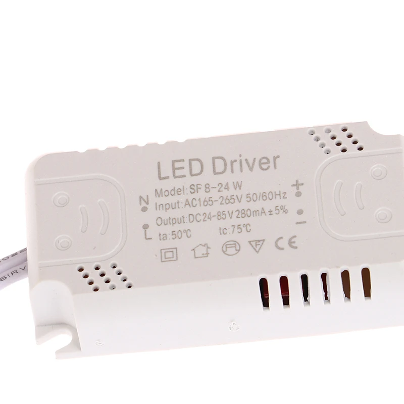 Controlador LED de corriente constante, fuente de alimentación, transformador LED, 300MA, 8-24W, 20-36W, 30-50W, 36-60W, 50-70W, 60-80W