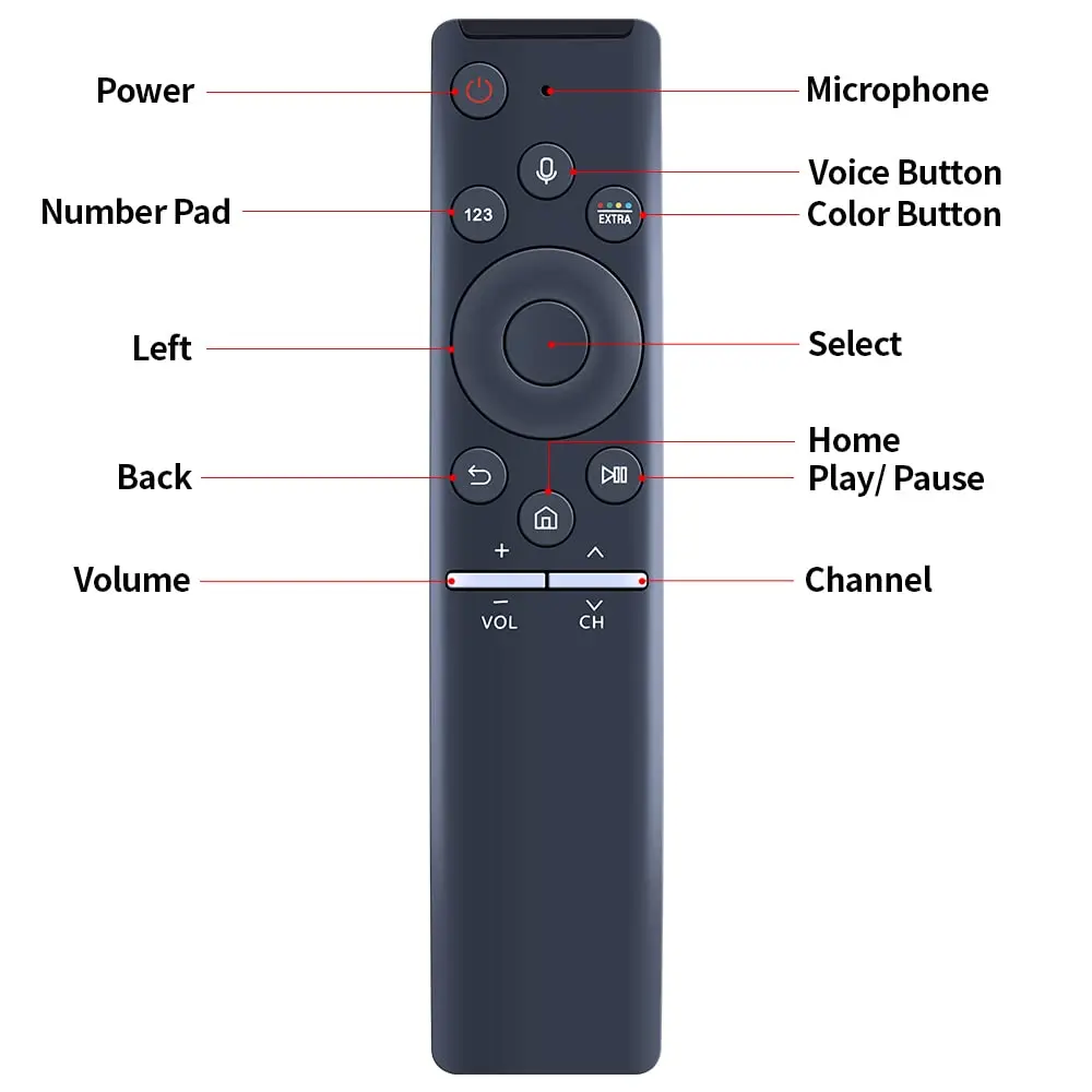 BN59-01274A New Bluetooth Voice Remote Control for Samsung Smart TV Fit for UN40MU6300F UN43MU6300F UN55MU6300F UN65MU7000F