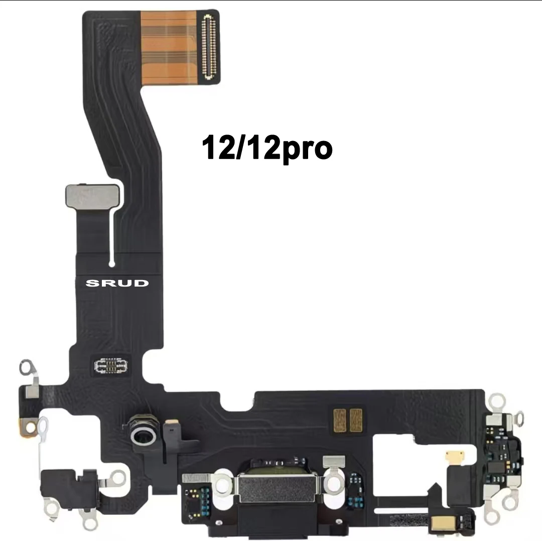 

5pcs Tested Orig New Charging Port Connector Flex Cable For iPhone 12mini 12 Pro Max Repaire part Non Restart