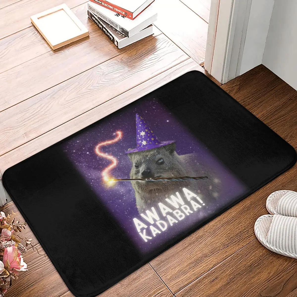 Awawa Kadabra Rock Hyrax Wizard Non-slip Doormat Floor Mat Sand Scraping Carpet Rug for Kitchen Entrance Balcony Footpad Mats