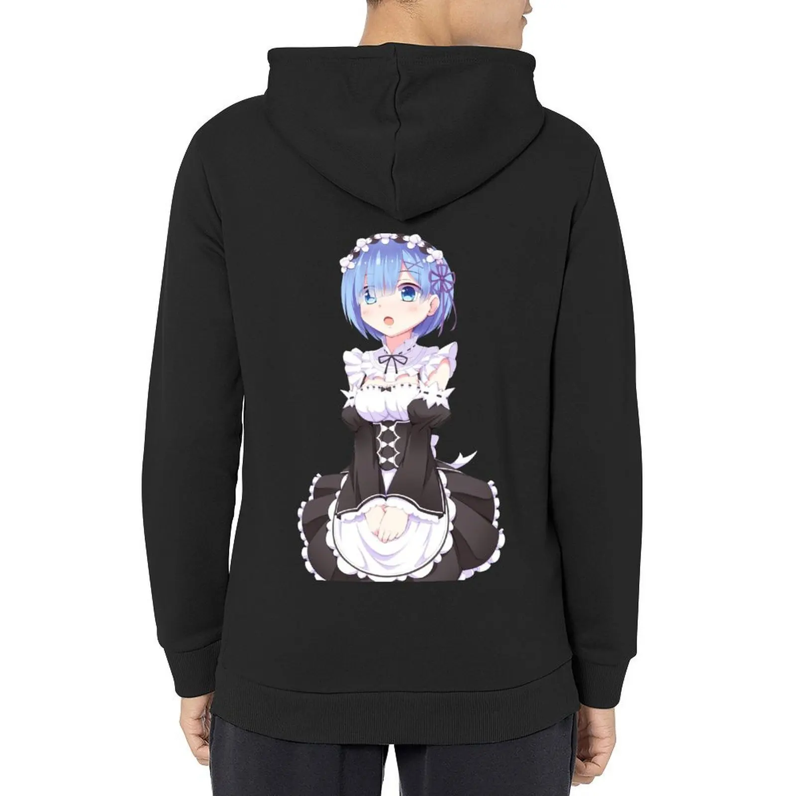 

Rem Hoodie korean clothes men wear graphic t shirts men men's sweat-shirt set hoodie