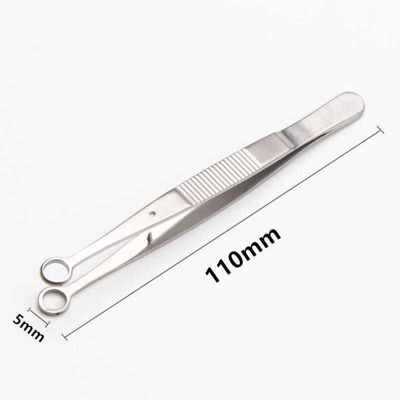 Stainless steel Tools Chalazion Forceps 5mm round tip ophthalmic surgical instrument