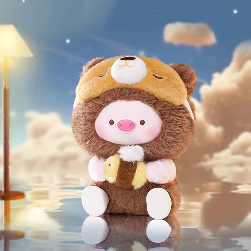 新オリジナルGeeGeeルル豚ナイトキャップおやすみソングシリーズビニール人形ブラインドボックストイストレンディファッション漫画デコトイ