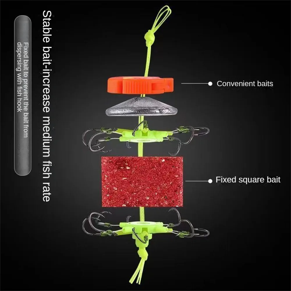 Bait Holder Convenient Fixed Bait Simple Operation Not Easy To Damage Explosion-proof Reliable Fishing Equipment Bait Connector