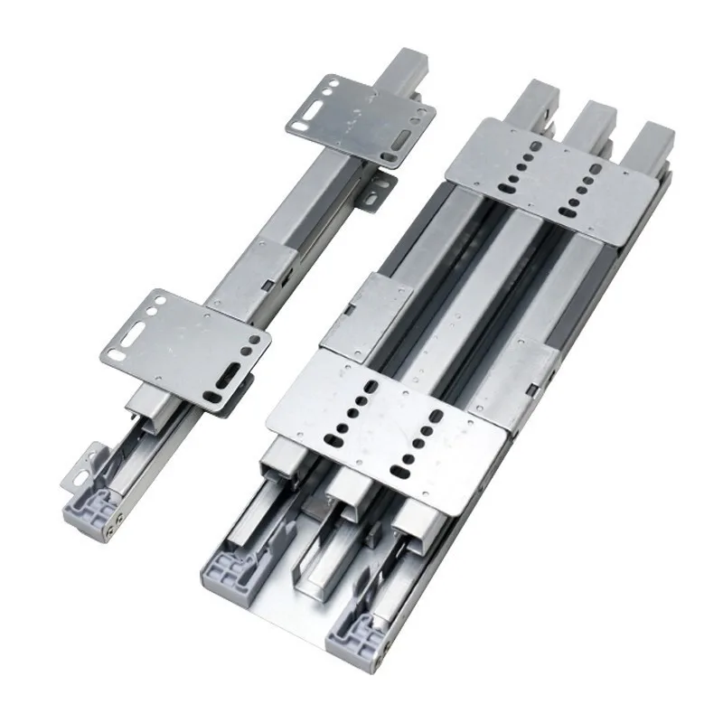 For Cabinet Heavy-duty Heaven and Earth Slide Rail, Hydraulic Guide Rail, Silent Push-pull Upper and Lower Cabinet Loading Track