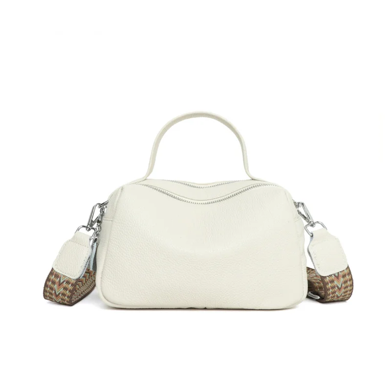 Première couche en cuir One-initiated Crossbody petit sac femmes oreiller sac All-Matching2023New de mode de style japonais et coréen