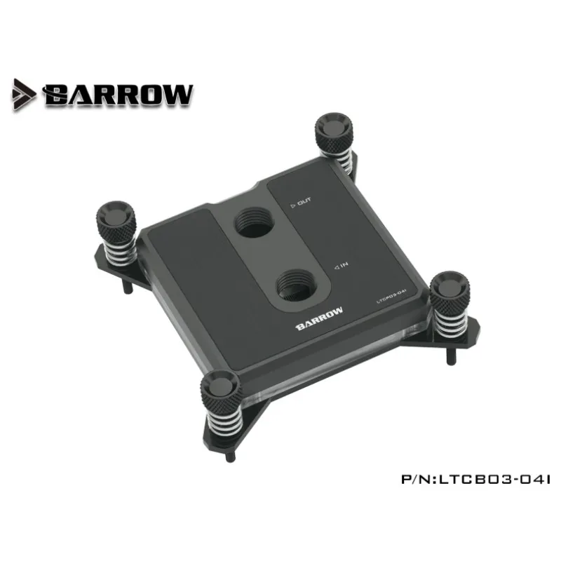 Barrow LTCP03-04I For Intel 115X/1700/X99/X299 Composite CPU Water Blocks, POM  Top Optional LRC 2.0 Microwaterway Block