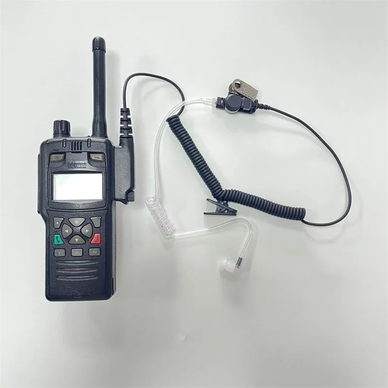 Walkie talkie headset hanya dengar, earphone akustik bentuk g, headphone radio dua arah untuk sepura stp8000 stp9000