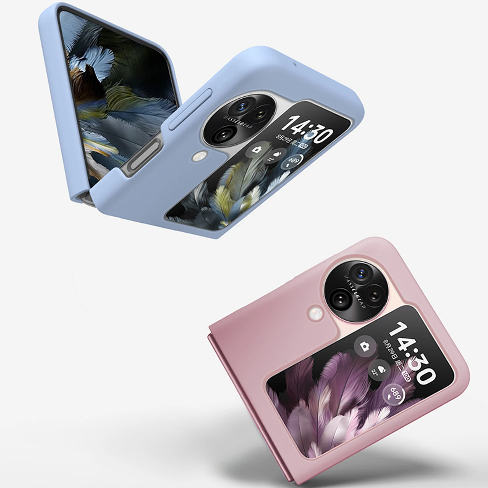 Shockproof Liquid Silicone Case, Slim Skin Soft Touch Phone Cover For OPPO Find N3 Flip, Find N2 Flip, With Retail Package