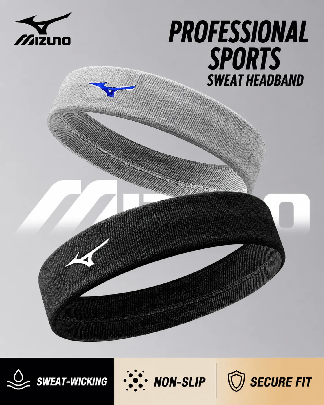 미즈노 스웨트밴드 스포츠 헤드밴드 프리미엄 통기성 땀  - Running Gear Gifts 리뷰 및 가격