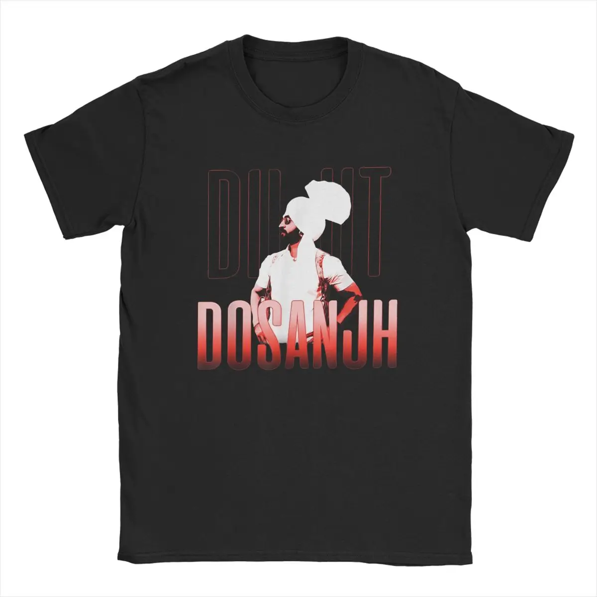 Diljit Dosanjh Punjabi Singer Men T Shirt Born To Shine Novelty Tees Short Sleeve Round Neck T-Shirt Pure Cotton Summer Clothing