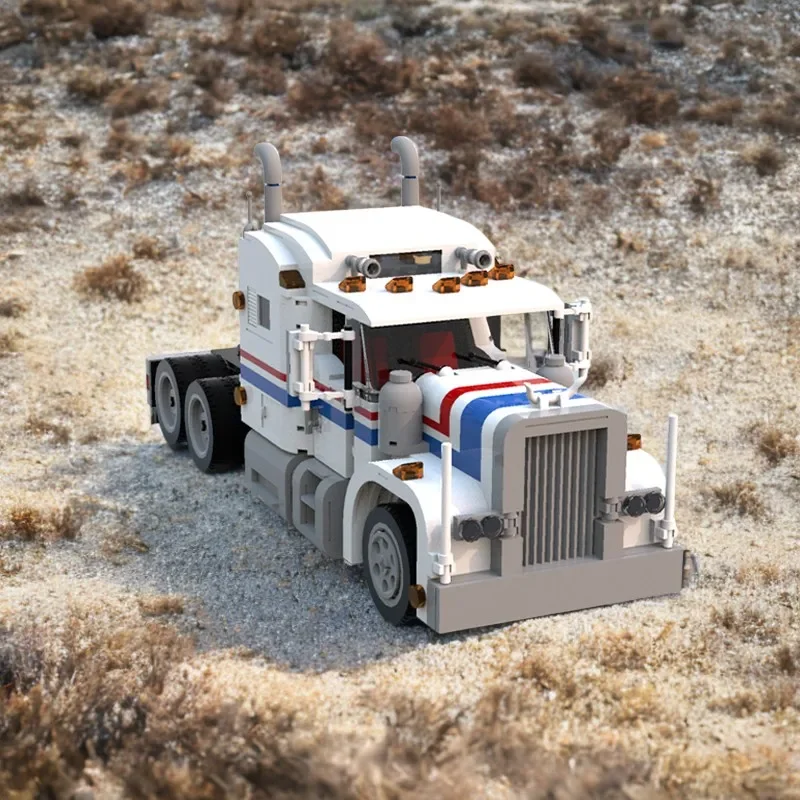 

1003 шт. MOC модель команды шоссе установка грузовик строительные блоки DIY развивающая игрушка STEM обучение креативный подарок для детей
